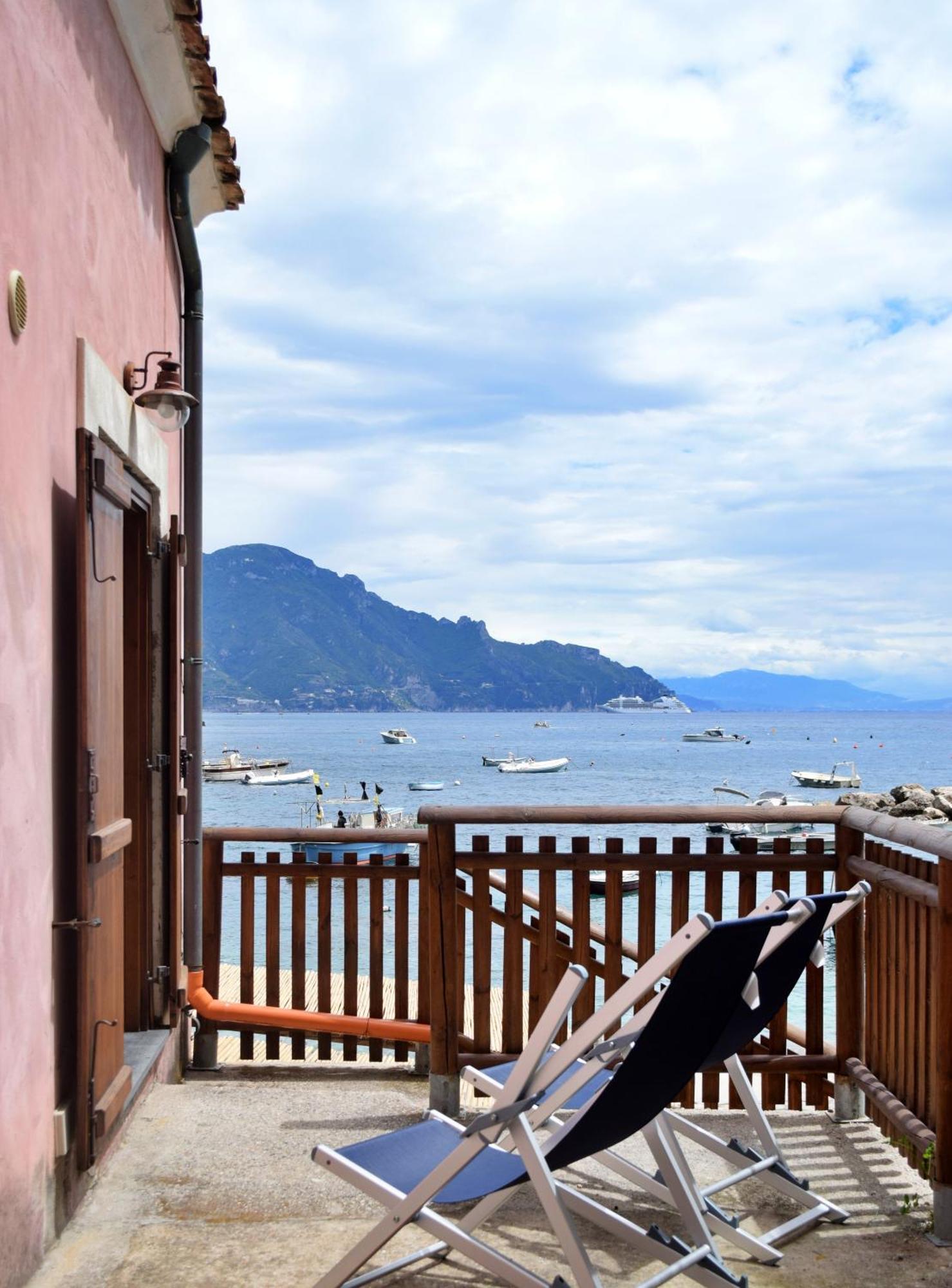 Casa Della Marina - Beach, Seaview, Wifi Conca dei Marini Dış mekan fotoğraf
